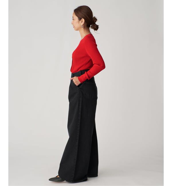 VERMEIL par iena「SLOWOOL Vネック カーディガン」|カーディガン|