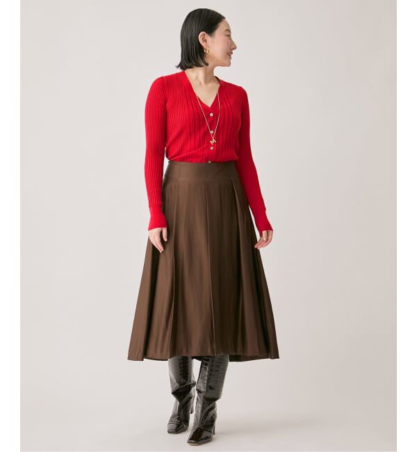 VERMEIL par iena「SLOWOOL Vネック カーディガン」|カーディガン|