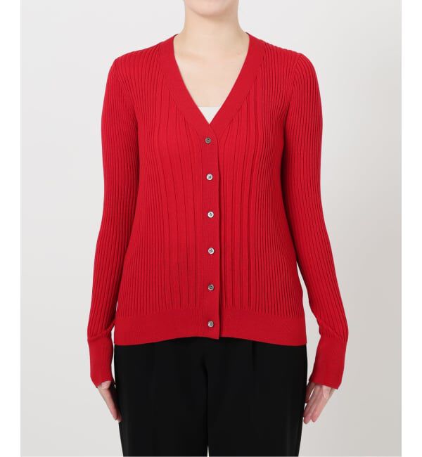 VERMEIL par iena「SLOWOOL Vネック カーディガン」|カーディガン|