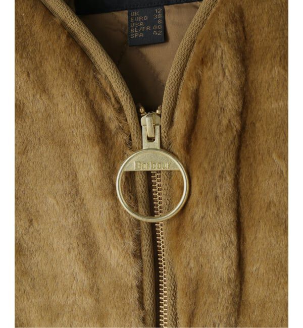 IENA「Barbour/バブアー KARIN FAUX FUR GILET ベスト LGI0201」|ダウンベスト・ベスト|