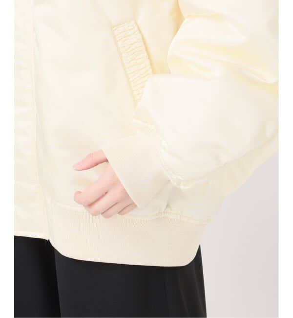 IENA LA BOUCLE「IENA LA BOUCLE LIMONTAナイロンワイドフォルムMA-1」|ブルゾン・スタジャン|