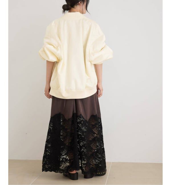 IENA LA BOUCLE「IENA LA BOUCLE LIMONTAナイロンワイドフォルムMA-1」|ブルゾン・スタジャン|