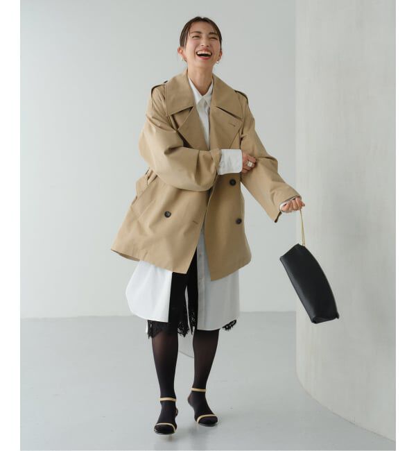 VERMEIL par iena「ショート トレンチコート」|トレンチコート|