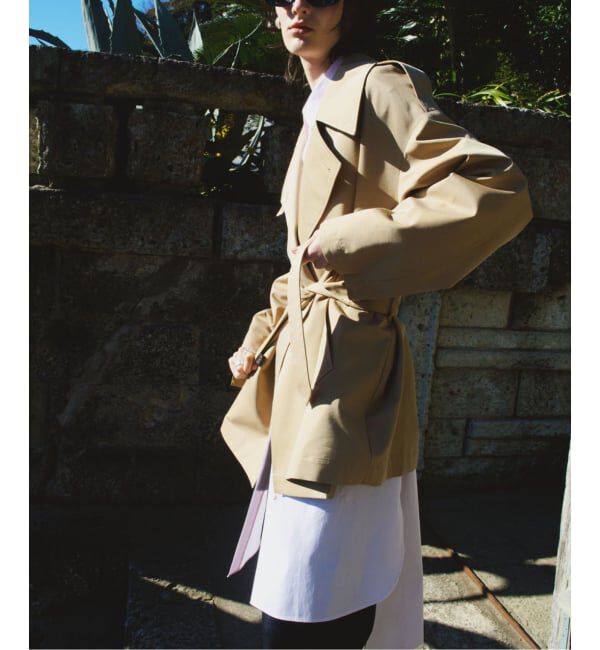 VERMEIL par iena「ショート トレンチコート」|トレンチコート|