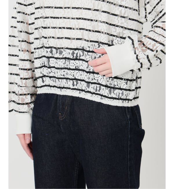 SLOBE IENA「《予約》PROVOKE/プロヴォーク  レースプルオーバー PV-030081」|その他|