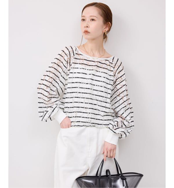 SLOBE IENA「《予約》PROVOKE/プロヴォーク  レースプルオーバー PV-030081」|その他|