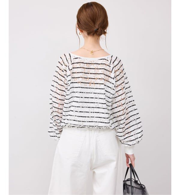 SLOBE IENA「《予約》PROVOKE/プロヴォーク  レースプルオーバー PV-030081」|その他|