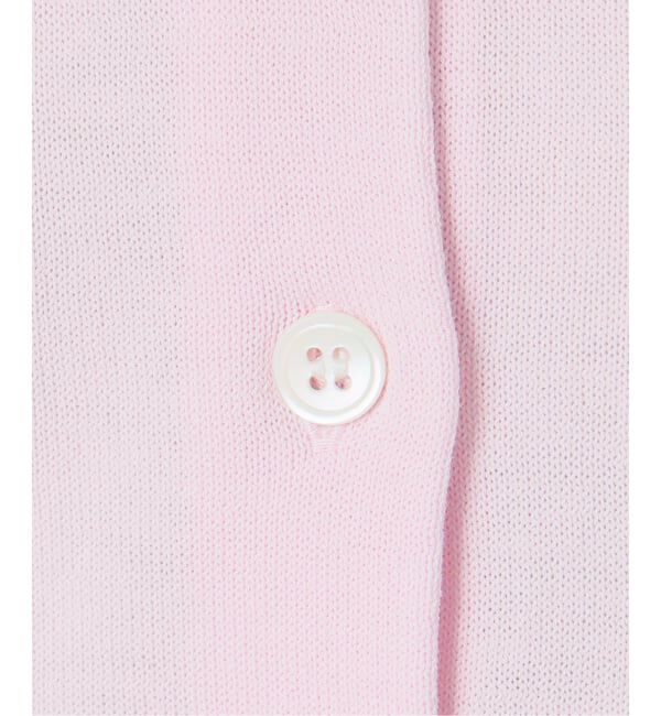 SLOBE IENA「《シリーズあり/予約》コットンキュプラクルーネックカーディガン」|カーディガン|