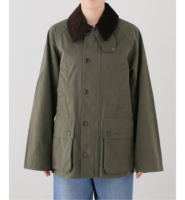 SLOBE IENA「Barbour/バブアー os peached bedale casual jacket MCA0933」|その他|カーキ