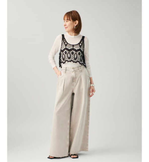 VERMEIL par iena「《予約》MATOKAMATOKA マトカマトカ カットワークレースキャミ 3861401004」|シャツ・ブラウス|