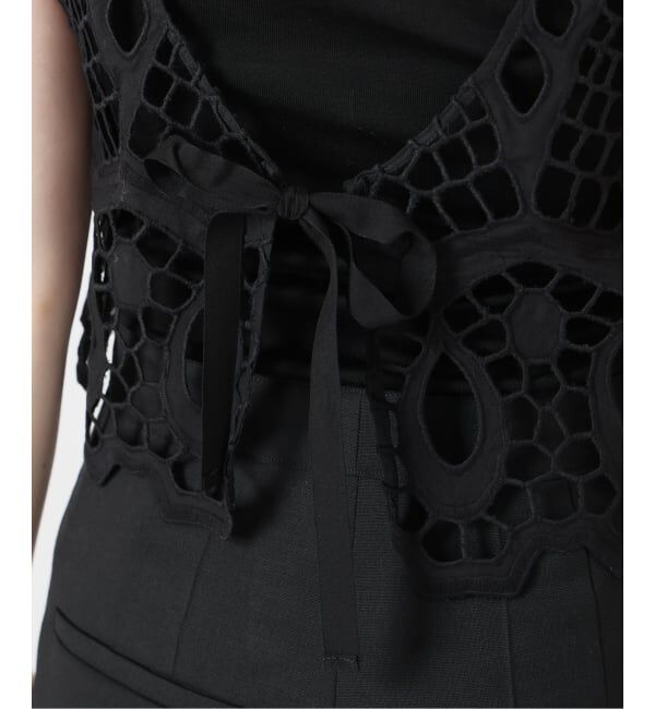 VERMEIL par iena「《予約》MATOKAMATOKA マトカマトカ カットワークレースキャミ 3861401004」|シャツ・ブラウス|