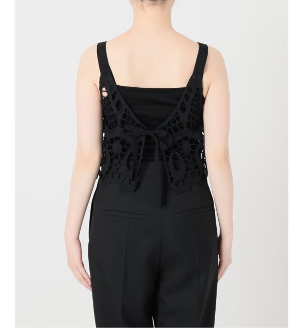 VERMEIL par iena「《予約》MATOKAMATOKA マトカマトカ カットワークレースキャミ 3861401004」|シャツ・ブラウス|