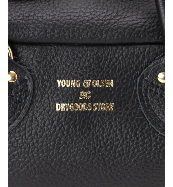 IENA「《WEB限定/予約》YOUNG&OLSEN EMBOSSED LEATHER STUDENT S バッグ YO2601-GD005」|ボストンバッグ|