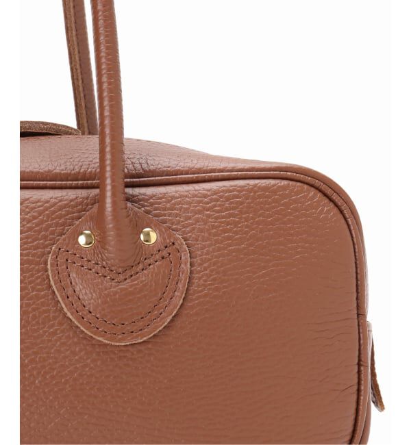 IENA「《WEB限定/予約》YOUNG&OLSEN EMBOSSED LEATHER STUDENT S バッグ YO2601-GD005」|ボストンバッグ|