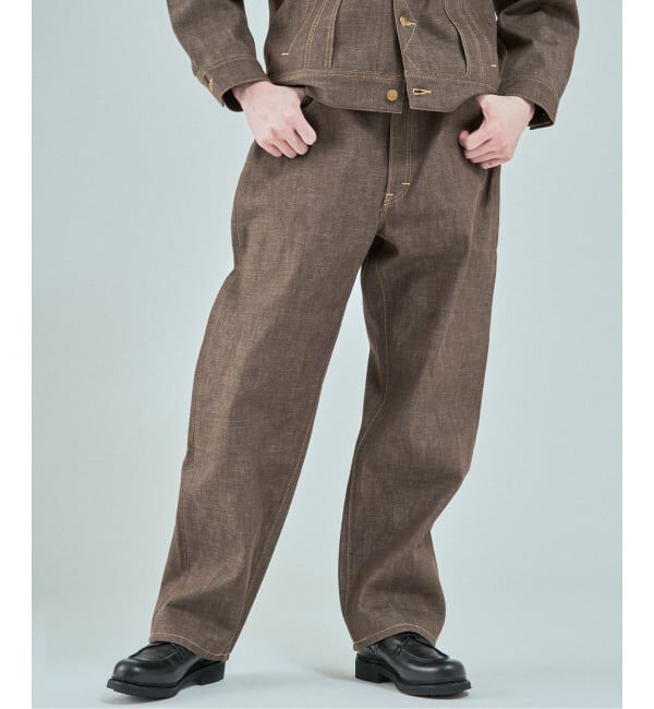 EDIFICE「Lee (リー) 別注 101*101-Z RIDERS RIGID デニムパンツ」|デニム|