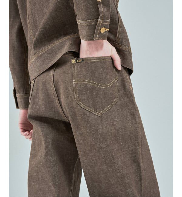 EDIFICE「Lee (リー) 別注 101*101-Z RIDERS RIGID デニムパンツ」|デニム|