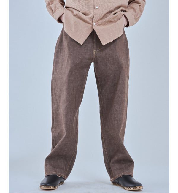 EDIFICE「Lee (リー) 別注 101*101-Z RIDERS RIGID デニムパンツ」|デニム|