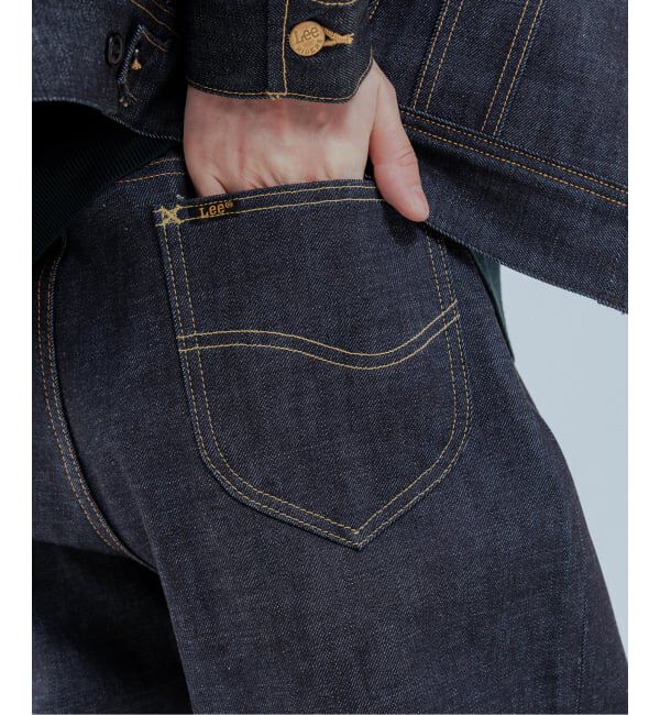 EDIFICE「Lee (リー) 別注 101*101-Z RIDERS RIGID デニムパンツ」|デニム|