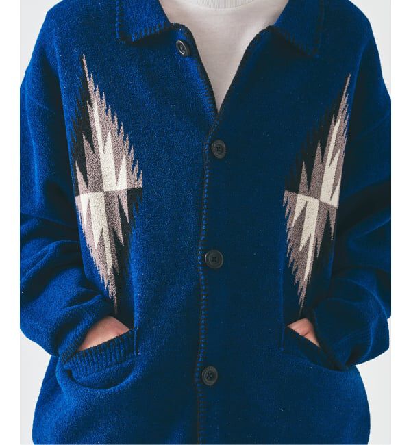 417 EDIFICE「NESTWELL / ネストウェル 417別注 ブランケットカーディガン」|カーディガン|