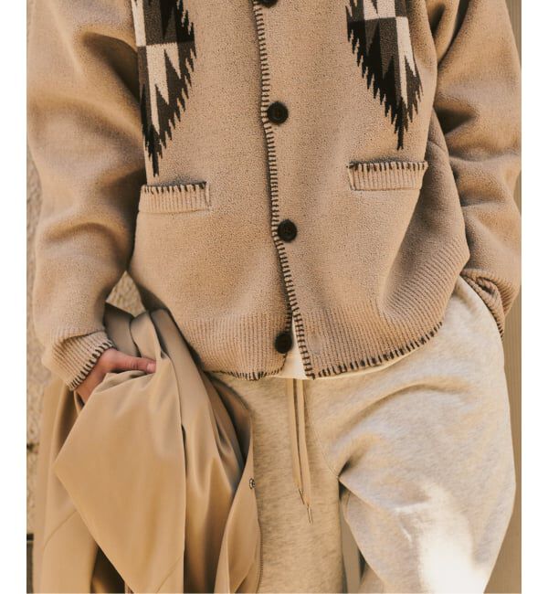 417 EDIFICE「NESTWELL / ネストウェル 417別注 ブランケットカーディガン」|カーディガン|