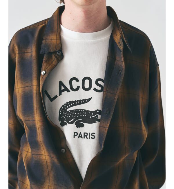 417 EDIFICE「【LACOSTE / ラコステ】 417別注 Print Tシャツ」|Tシャツ・カットソー|