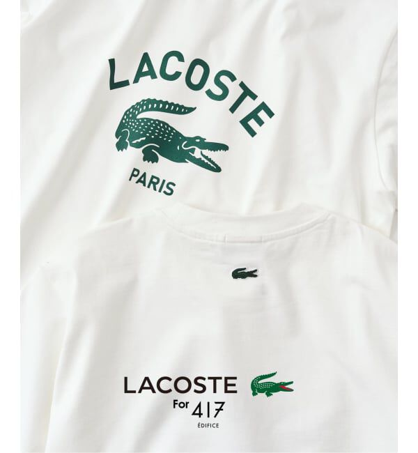 417 EDIFICE「【LACOSTE / ラコステ】 417別注 Print Tシャツ」|Tシャツ・カットソー|