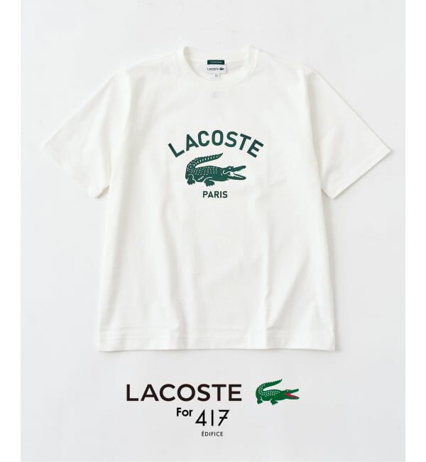 417 EDIFICE「【LACOSTE / ラコステ】 417別注 Print Tシャツ」|Tシャツ・カットソー|グリーン