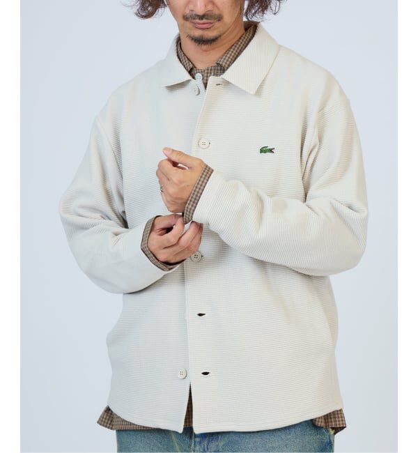 JOURNAL STANDARD relume「LACOSTE / ラコステ 別注 ヘビーピケ シャツ ジャケット」|カーディガン|