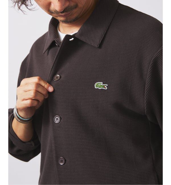 JOURNAL STANDARD relume「LACOSTE / ラコステ 別注 ヘビーピケ シャツ ジャケット」|カーディガン|