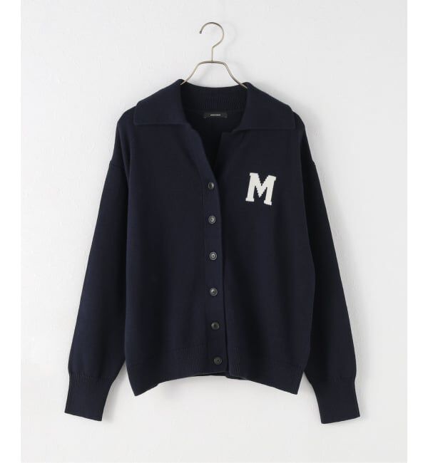 JOURNAL STANDARD「コットンウールインターシャカーディガン」|カーディガン|ネイビー