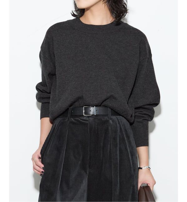 journal standard L'essage「WOOLプレーティング2WAYカーディガン」|カーディガン|グレー