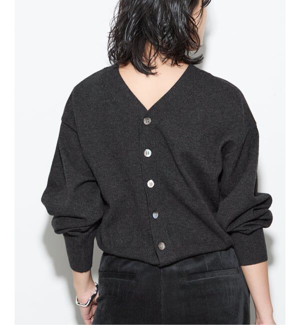 journal standard L'essage「WOOLプレーティング2WAYカーディガン」|カーディガン|