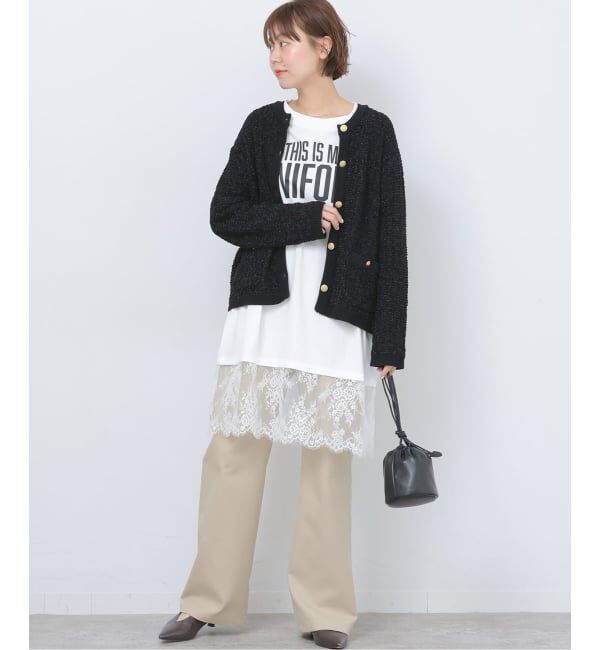 JOURNAL STANDARD relume「ツイーディーミックスニットジャケット」|カーディガン|