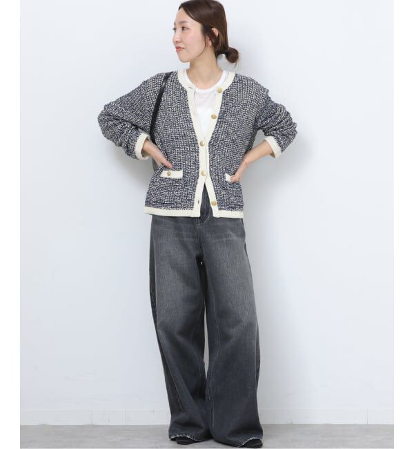JOURNAL STANDARD relume「ツイーディーミックスニットジャケット」|カーディガン|