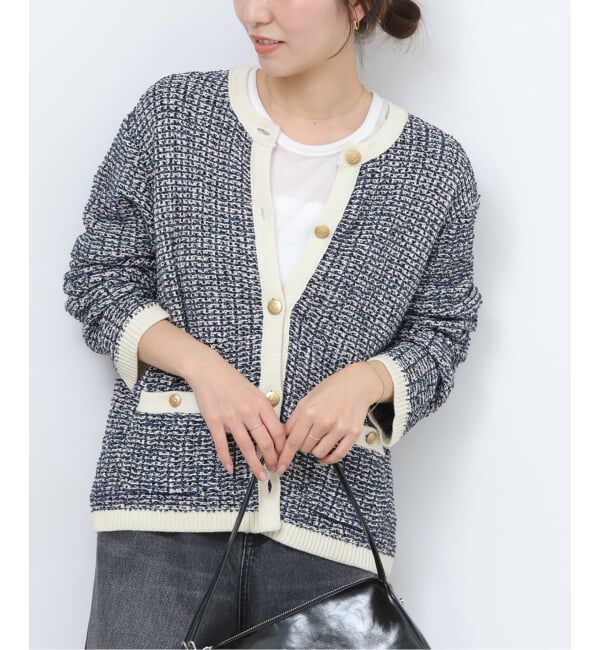 JOURNAL STANDARD relume「ツイーディーミックスニットジャケット」|カーディガン|