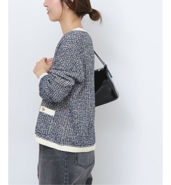 JOURNAL STANDARD relume「ツイーディーミックスニットジャケット」|カーディガン|