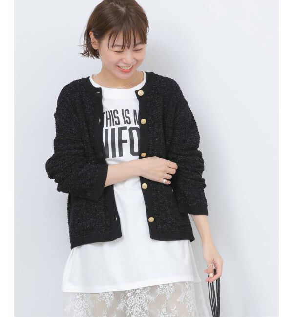 JOURNAL STANDARD relume「ツイーディーミックスニットジャケット」|カーディガン|