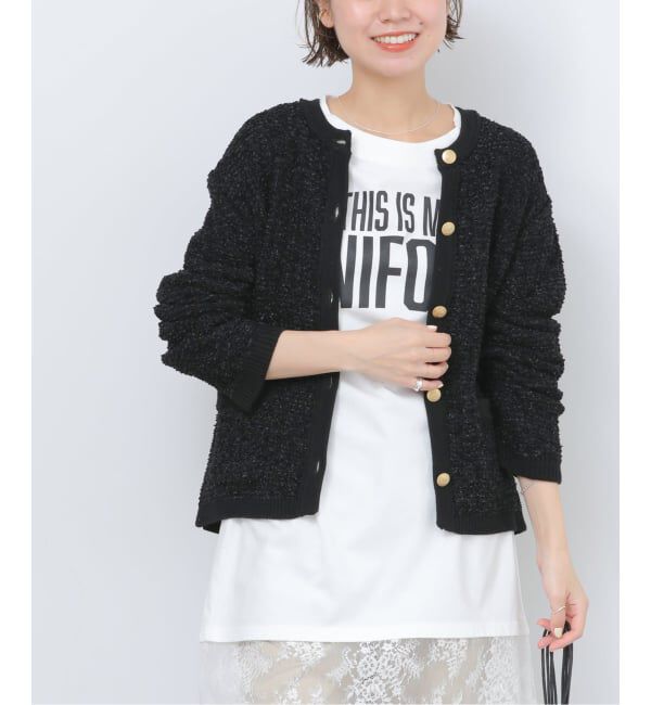 JOURNAL STANDARD relume「ツイーディーミックスニットジャケット」|カーディガン|