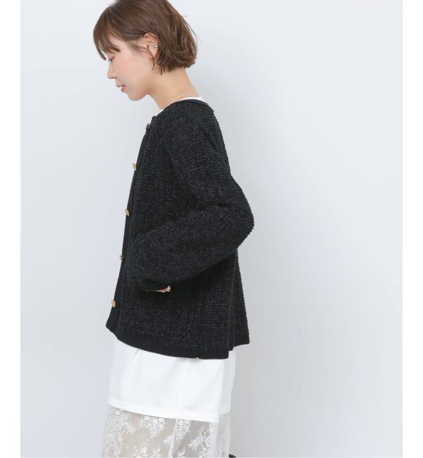 JOURNAL STANDARD relume「ツイーディーミックスニットジャケット」|カーディガン|