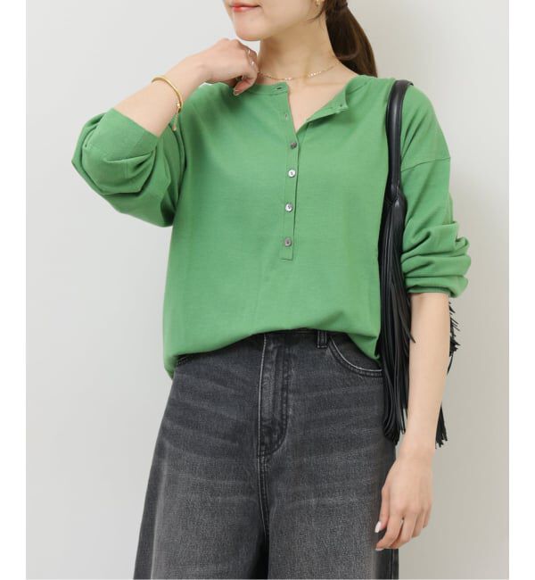 JOURNAL STANDARD relume「［2枚セット / SS素材］3WAYレイヤードヘンリープルオーバー」|ニット・セーター|