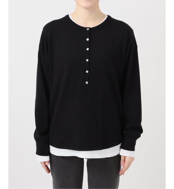 JOURNAL STANDARD relume「［2枚セット / SS素材］3WAYレイヤードヘンリープルオーバー」|ニット・セーター|