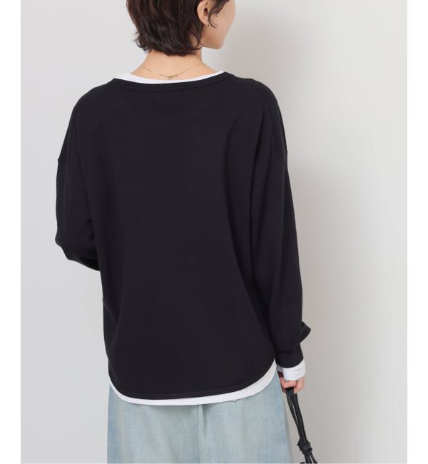 JOURNAL STANDARD relume「［2枚セット / SS素材］3WAYレイヤードヘンリープルオーバー」|ニット・セーター|