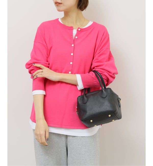 JOURNAL STANDARD relume「［2枚セット / SS素材］3WAYレイヤードヘンリープルオーバー」|ニット・セーター|ピンク A