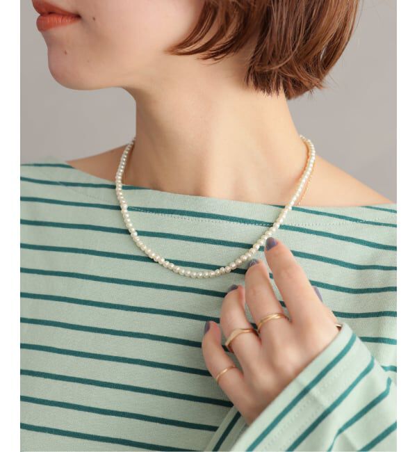 JOURNAL STANDARD relume「《追加予約》relumeガラスパールネックレス40cm」|ネックレス|