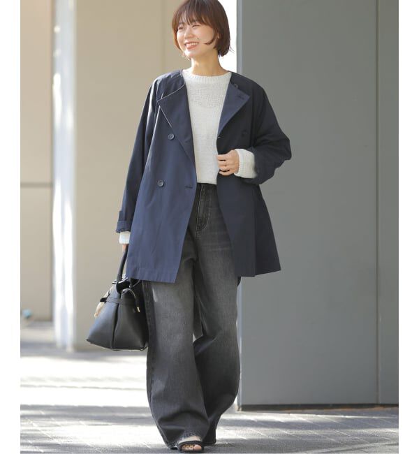 JOURNAL STANDARD relume「《予約》［26SS新作 / 洗濯機洗い可］ノーカラートレンチコート」|トレンチコート|