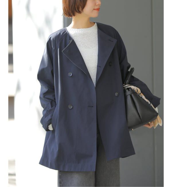 JOURNAL STANDARD relume「《予約》［26SS新作 / 洗濯機洗い可］ノーカラートレンチコート」|トレンチコート|