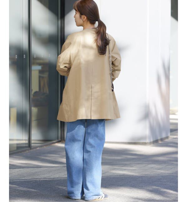 JOURNAL STANDARD relume「《予約》［26SS新作 / 洗濯機洗い可］ノーカラートレンチコート」|トレンチコート|