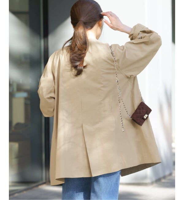 JOURNAL STANDARD relume「《予約》［26SS新作 / 洗濯機洗い可］ノーカラートレンチコート」|トレンチコート|