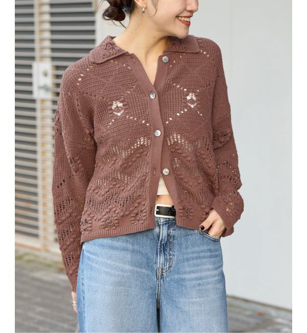 JOURNAL STANDARD「ネイティブジャガードシャツ」|カーディガン|