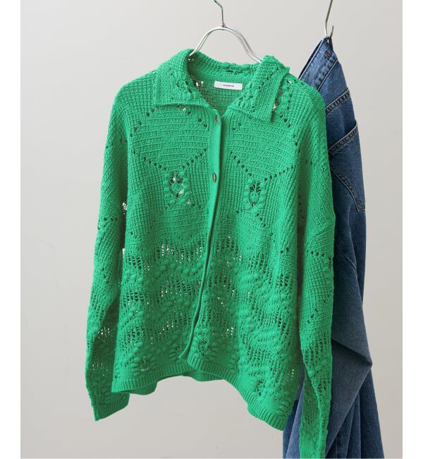 JOURNAL STANDARD「ネイティブジャガードシャツ」|カーディガン|グリーン